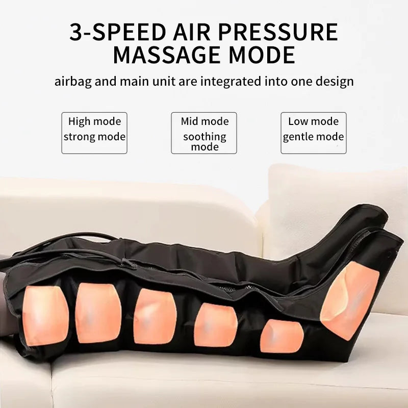 TriiRecovery AirPro – Air Compression Leg & Foot Massager with Remote Control | Fast Muscle Recovery & Deep Relaxation for Athletes