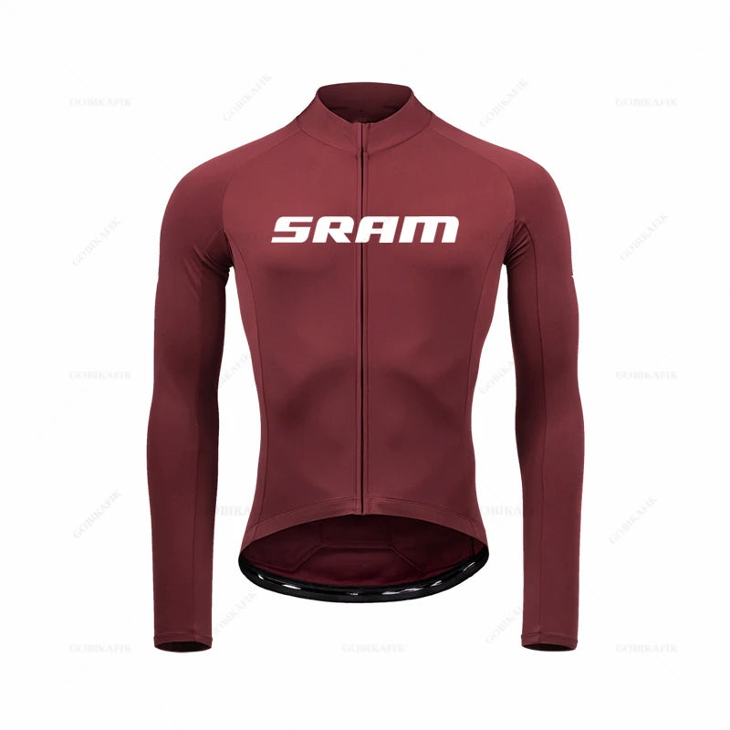 TriiRide Winter Pro – Thermal Long-Sleeve Cycling Jersey & Bib Pants Set