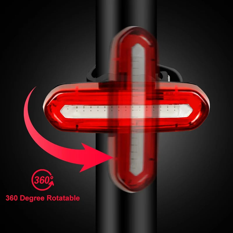 TriiBeam UltraSafe – USB Rechargeable Rear Bike Tail Light for Maximum Visibility & Safety