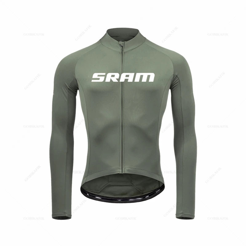 TriiRide Winter Pro – Thermal Long-Sleeve Cycling Jersey & Bib Pants Set