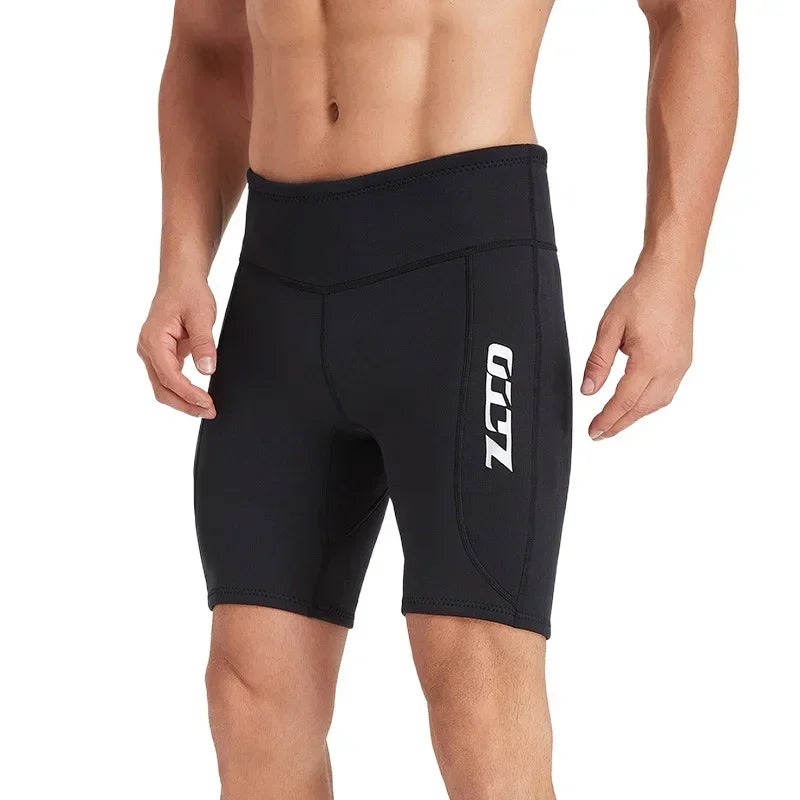 TriiWave ProShort – Men's 2mm Neoprene Shorts for Diving, Swimming & Surfing