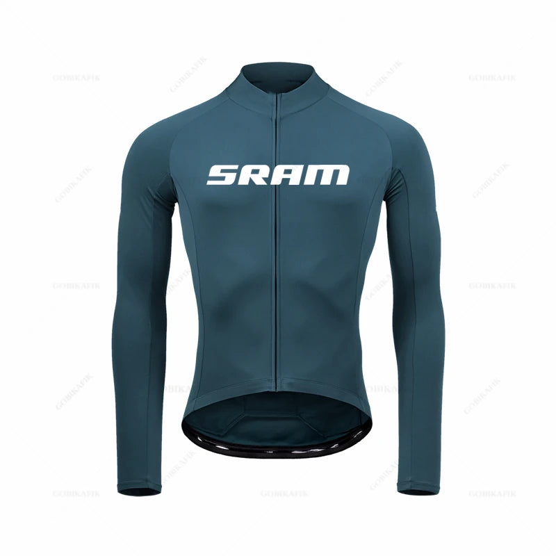 TriiRide Winter Pro – Thermal Long-Sleeve Cycling Jersey & Bib Pants Set