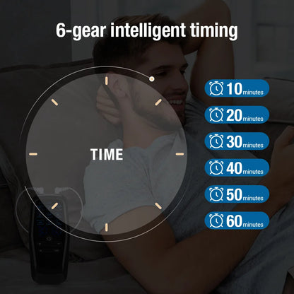 PulseRelief 6X – Multi-Function TENS Electric Massager | 6 Modes & 19 Intensity Levels