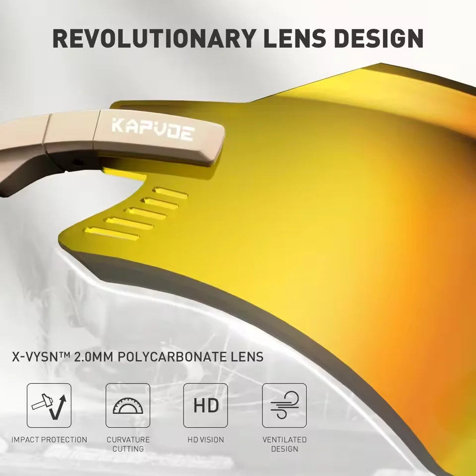 TriiVision ProShield – Photochromic Sports Sunglasses for Men & Women | UV400 Protection & Aerodynamic Design for Cycling, Running & Outdoor Sports