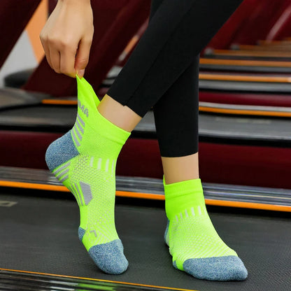 StridePro Run Socks - Run Socks – ultra-light, breathable, and durable running socks, designed for runners, marathoners, and triathletes - 5 Pairs Marathon Running Sock