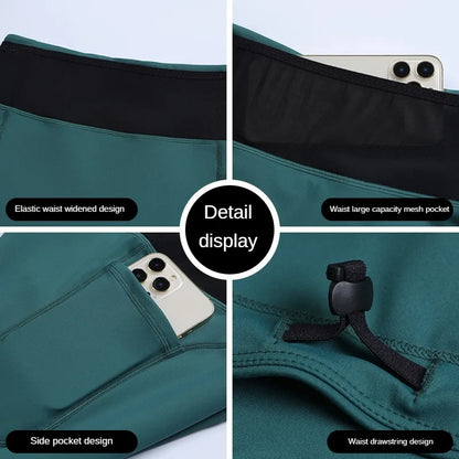 TriiRun FlowShort – Women’s Running Shorts with High Waist, Compression Fit & Multiple Functional Pockets