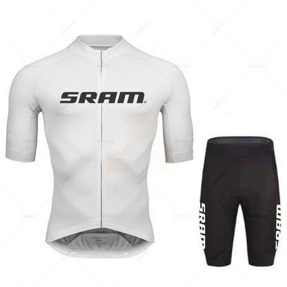 TriiRide Summer Pro Kit – Breathable Short-Sleeve Cycling Jersey & Bib Shorts Set