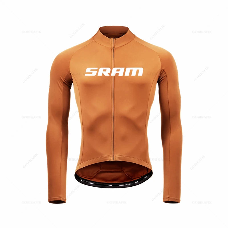 TriiRide Winter Pro – Thermal Long-Sleeve Cycling Jersey & Bib Pants Set
