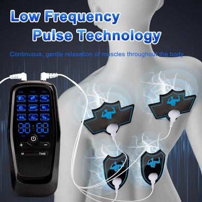 PulseRelief 6X – Multi-Function TENS Electric Massager | 6 Modes & 19 Intensity Levels