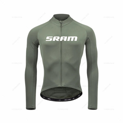TriiRide Winter Pro – Thermal Long-Sleeve Cycling Jersey & Bib Pants Set
