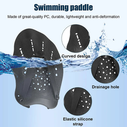 TriiPaddle Pro – Swimming Training Hand Paddles for Power and Technique