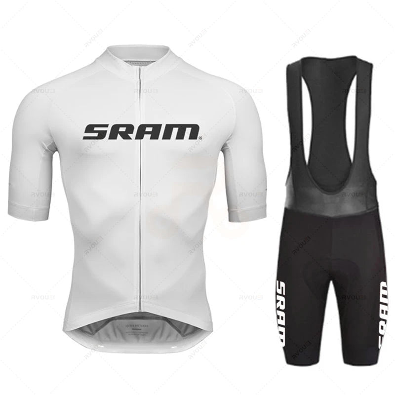 TriiRide Summer Pro Kit – Breathable Short-Sleeve Cycling Jersey & Bib Shorts Set