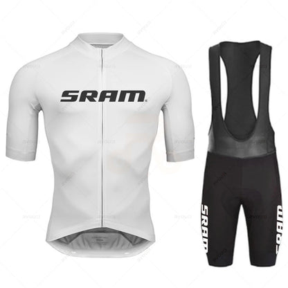 TriiRide Summer Pro Kit – Breathable Short-Sleeve Cycling Jersey & Bib Shorts Set