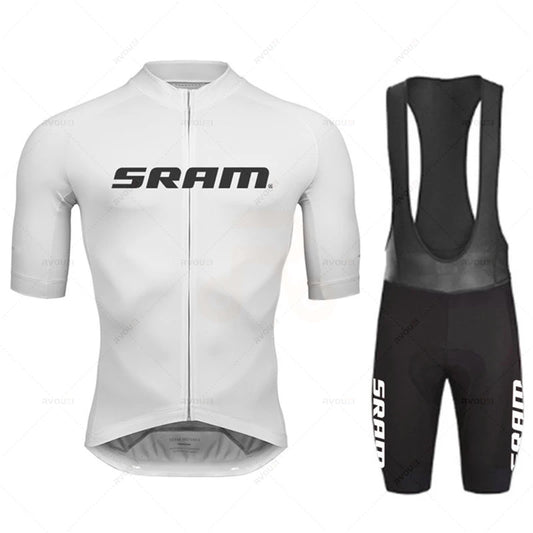 TriiRide Summer Pro Kit – Breathable Short-Sleeve Cycling Jersey & Bib Shorts Set