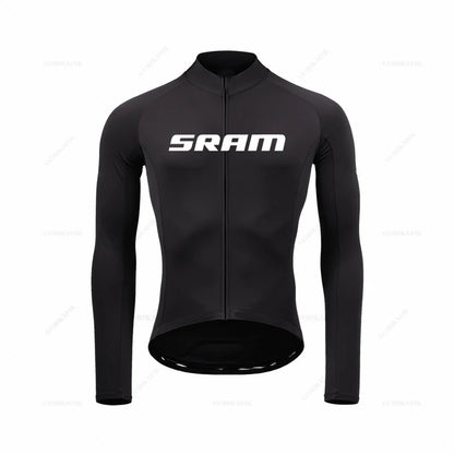 TriiRide Winter Pro – Thermal Long-Sleeve Cycling Jersey & Bib Pants Set